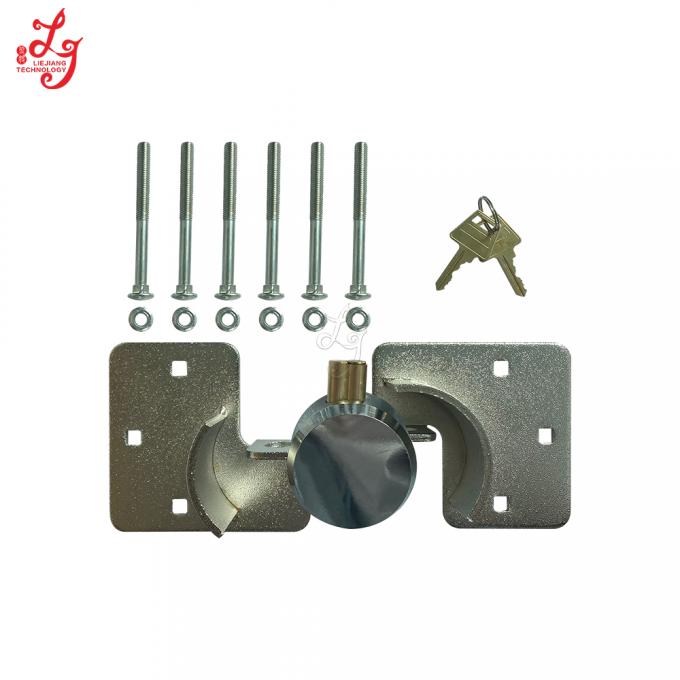 สแตนเลสล็อคฮอคเกอร์ล็อคใหม่สําหรับสล็อตเกมส์ล็อคประตู 0